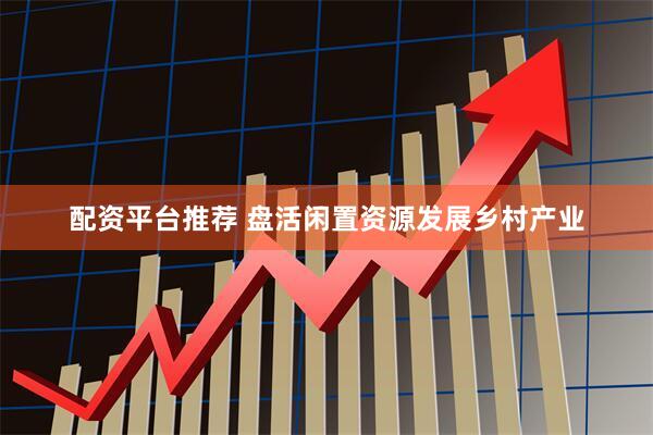 配资平台推荐 盘活闲置资源发展乡村产业